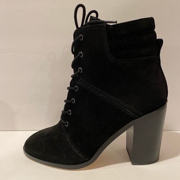 Michael Kors thatcher ankle boots suede black 6 M - Picture 4 of 11